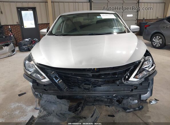 3N1AB7APXKY384545 2019 NISSAN SENTRA Серый Вид спереди
