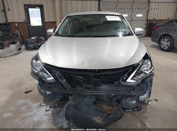 3N1AB7APXKY384545 2019 NISSAN SENTRA Серый Вид задней части салона