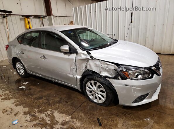 3N1AB7APXKY402820 2019 NISSAN SENTRA Silver 