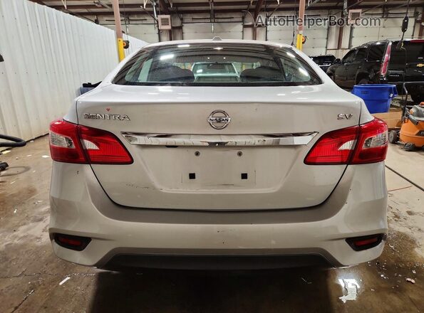 3N1AB7APXKY402820 2019 NISSAN SENTRA Silver 