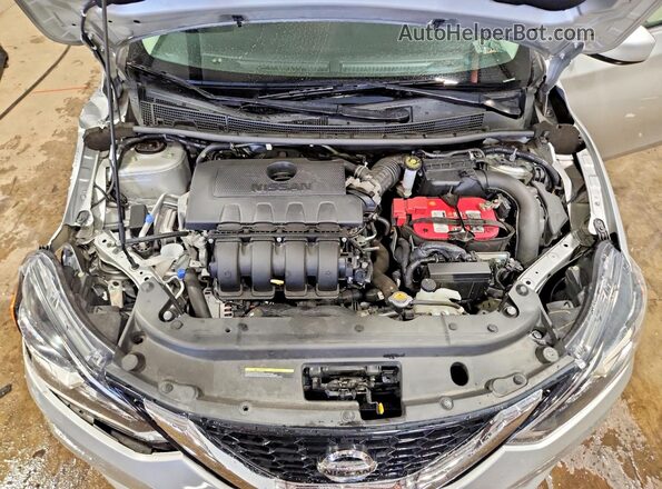 3N1AB7APXKY402820 2019 NISSAN SENTRA Silver 