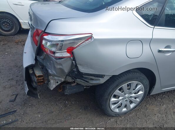 3N1AB7APXKY403983 2019 NISSAN SENTRA Серебряный Вид спереди