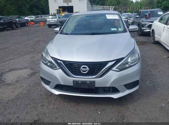 3N1AB7APXKY403983 2019 NISSAN SENTRA Серебряный Вид щитка приборов