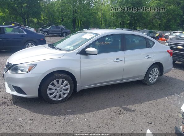 3N1AB7APXKY403983 2019 NISSAN SENTRA Серебряный Панорамный вид салона 360°