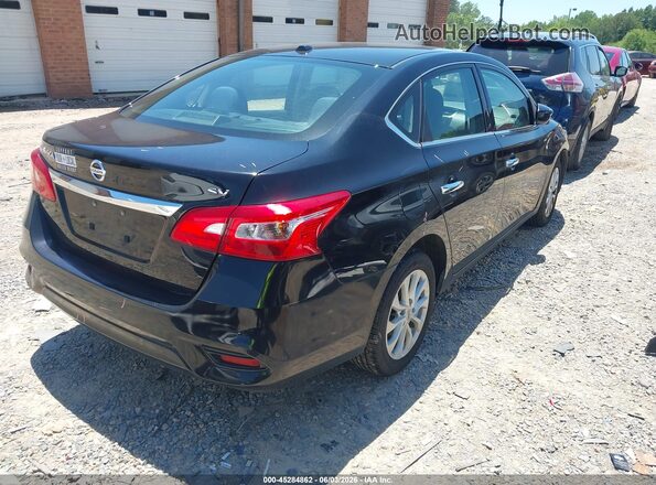3N1AB7APXKY427040 2019 NISSAN SENTRA Black Trasero derecho