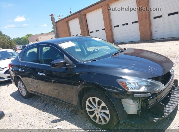 3N1AB7APXKY427040 2019 NISSAN SENTRA Black Vista interior trasera