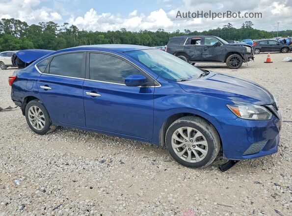 3N1AB7APXKY434926 2019 NISSAN SENTRA Blue Przód prawy