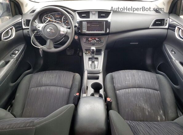 3N1AB7APXKY434926 2019 NISSAN SENTRA Blue Widok deski rozdzielczej