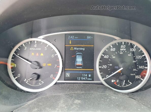 3N1AB7APXKY434926 2019 NISSAN SENTRA Blue Widok zestawu wskaźników