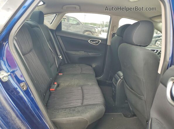 3N1AB7APXKY434926 2019 NISSAN SENTRA Blue Widok tylnych siedzeń