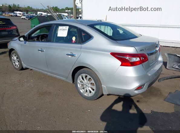 3N1AB7APXKY437860 2019 NISSAN SENTRA Silver Tył lewy