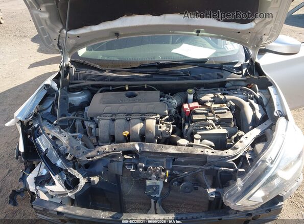3N1AB7APXKY437860 2019 NISSAN SENTRA Silver Widok z tyłu