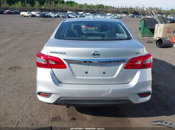 3N1AB7APXKY437860 2019 NISSAN SENTRA Silver 