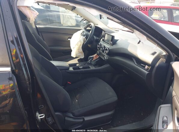 3N1AB8BV0NY253793 2022 NISSAN SENTRA Black Вид салону спереду