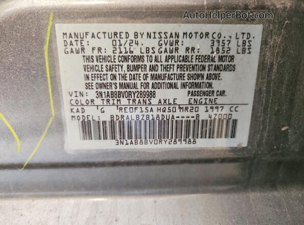 3N1AB8BV0RY289988 2024 NISSAN SENTRA Серый Вид подкапотного пространства