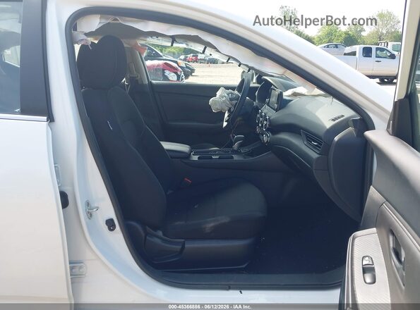 3N1AB8BV0SY287082 2025 NISSAN SENTRA White წინა სალონის ხედი