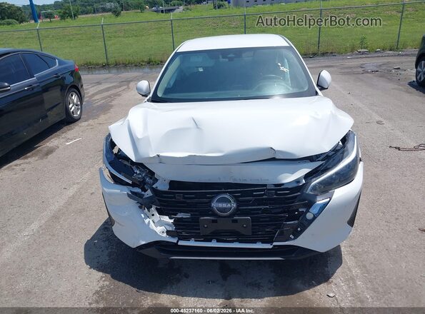 3N1AB8BV0SY351234 2025 NISSAN SENTRA White Widok zestawu wskaźników