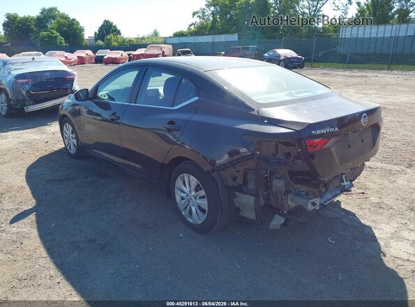3N1AB8BV1MY226505 2021 NISSAN SENTRA Black უკანა მარცხენა