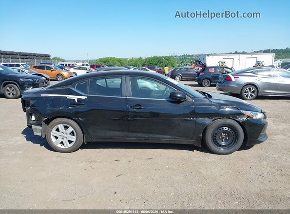 3N1AB8BV1MY226505 2021 NISSAN SENTRA Black უკანა სალონის ხედი
