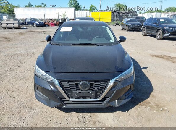 3N1AB8BV1MY226505 2021 NISSAN SENTRA Black ხელსაწყოთა პანელის ხედი