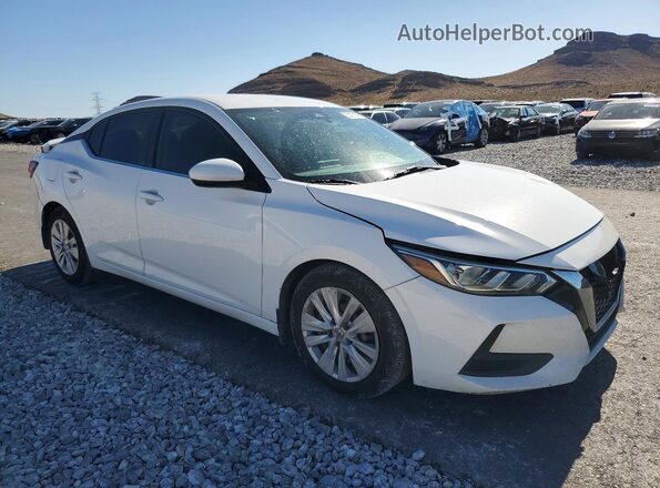 3N1AB8BV2LY284945 2020 NISSAN SENTRA Серебряный Передняя правая четверть