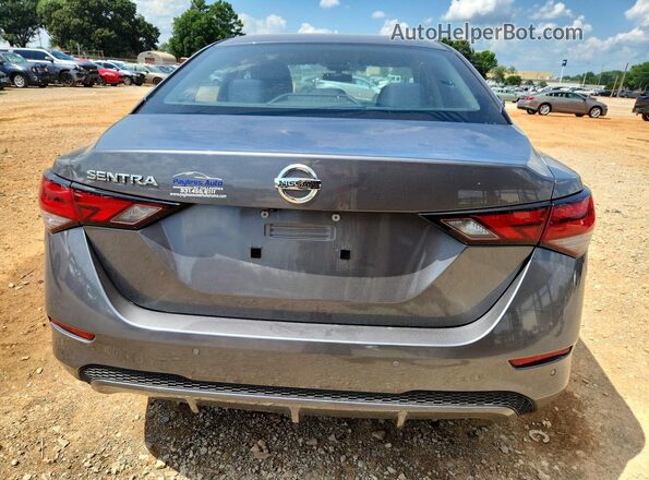 3N1AB8BV2MY280041 2021 NISSAN SENTRA Silver Rear view