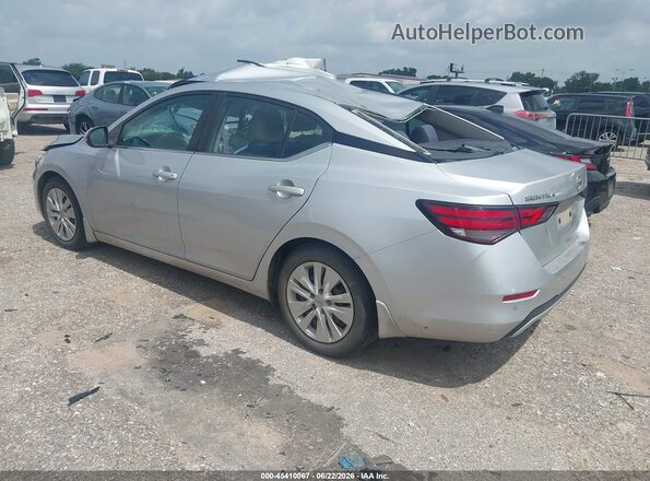 3N1AB8BV2MY328749 2021 NISSAN SENTRA Silver Հետևի ձախ