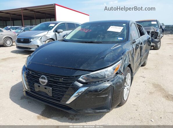 3N1AB8BV2RY209610 2024 NISSAN SENTRA Черный Передняя левая четверть