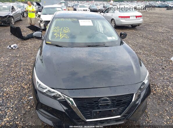 3N1AB8BV3MY227333 2021 NISSAN SENTRA Black Սարքավորումների վահանակի տեսք