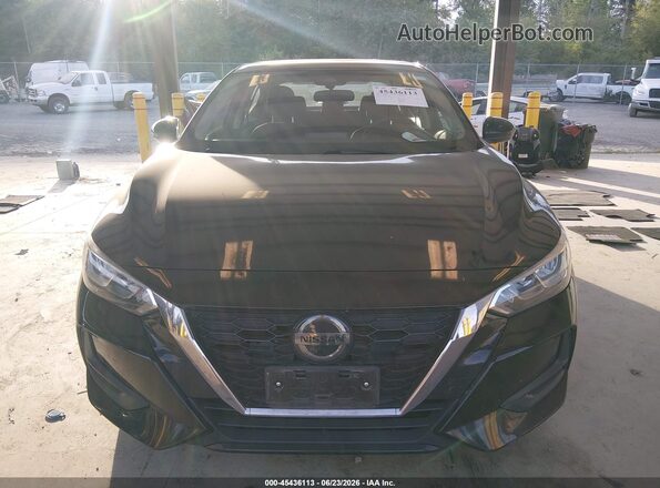 3N1AB8BV3MY234802 2021 NISSAN SENTRA Black უკანა სალონის ხედი