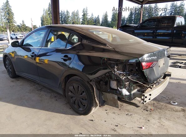 3N1AB8BV3MY234802 2021 NISSAN SENTRA Black უკანა მარცხენა