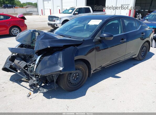 3N1AB8BV3RY201936 2024 NISSAN SENTRA Черный Передняя левая четверть