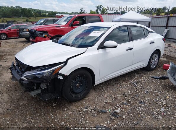 3N1AB8BV3RY271128 2024 NISSAN SENTRA Белый Передняя левая четверть