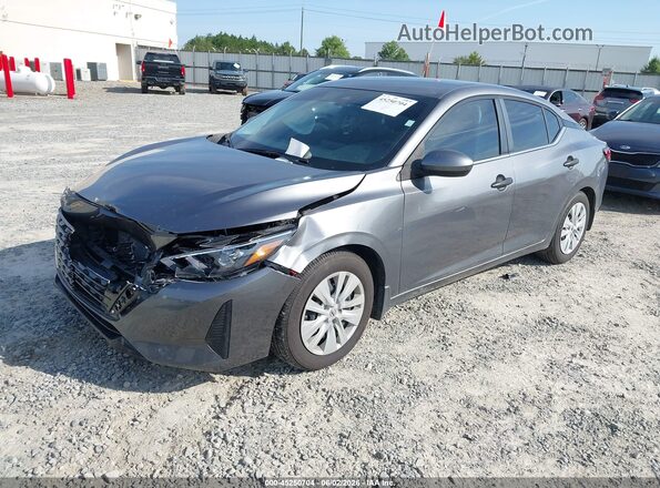 3N1AB8BV3SY284242 2025 NISSAN SENTRA Gray წინა მარცხენა ხედი სამი მეოთხედიდან