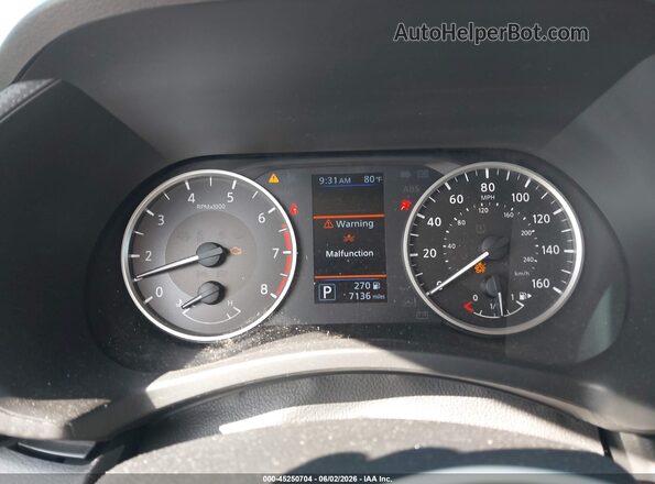 3N1AB8BV3SY284242 2025 NISSAN SENTRA Gray უკანა სავარძლების ხედი