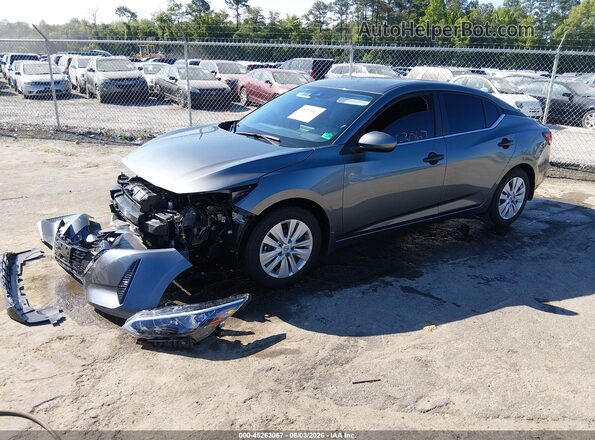 3N1AB8BV3SY383479 2025 NISSAN SENTRA Gray წინა მარცხენა ხედი სამი მეოთხედიდან