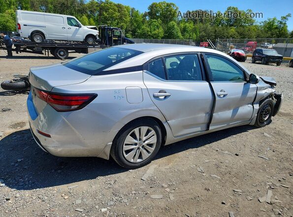 3N1AB8BV4MY226546 2021 NISSAN SENTRA Серебряный Задняя правая четверть