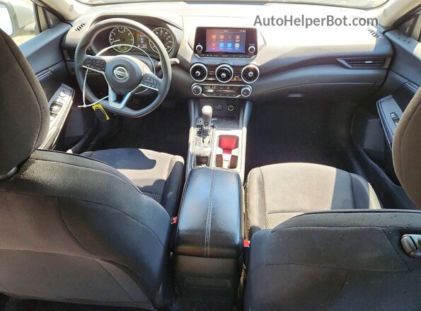 3N1AB8BV4MY226546 2021 NISSAN SENTRA Серебряный Вид панели приборов
