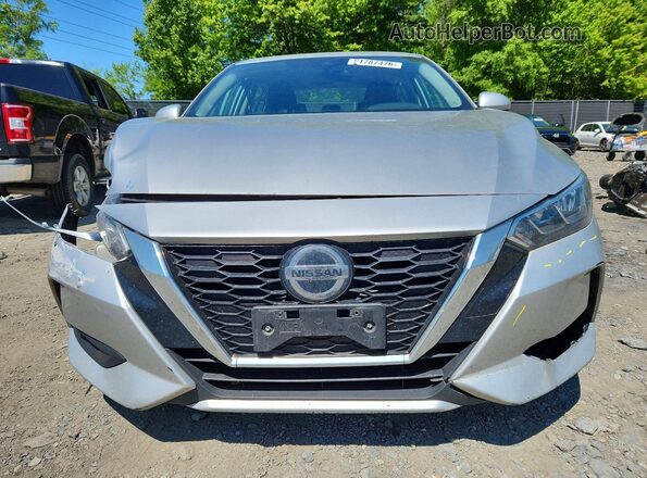 3N1AB8BV4MY226546 2021 NISSAN SENTRA Серебряный Вид спереди