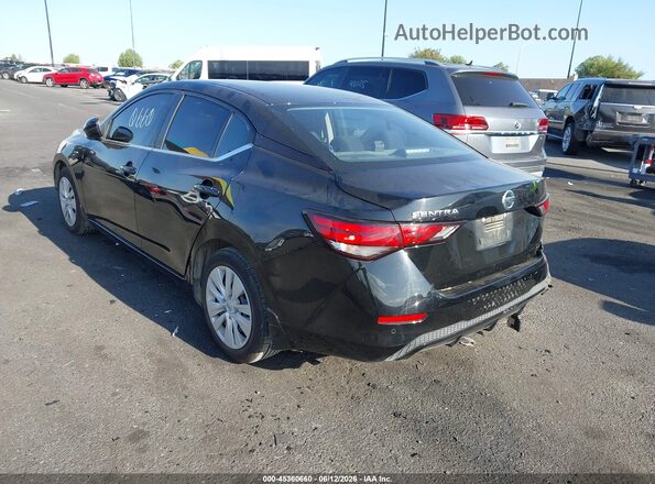 3N1AB8BV4NY282956 2022 NISSAN SENTRA Черный Задняя левая четверть