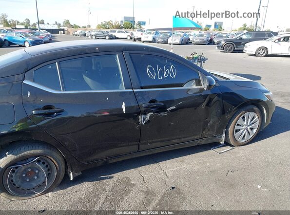 3N1AB8BV4NY282956 2022 NISSAN SENTRA Черный Вид задней части салона
