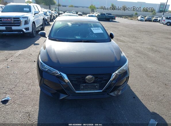 3N1AB8BV4NY282956 2022 NISSAN SENTRA Черный Вид щитка приборов