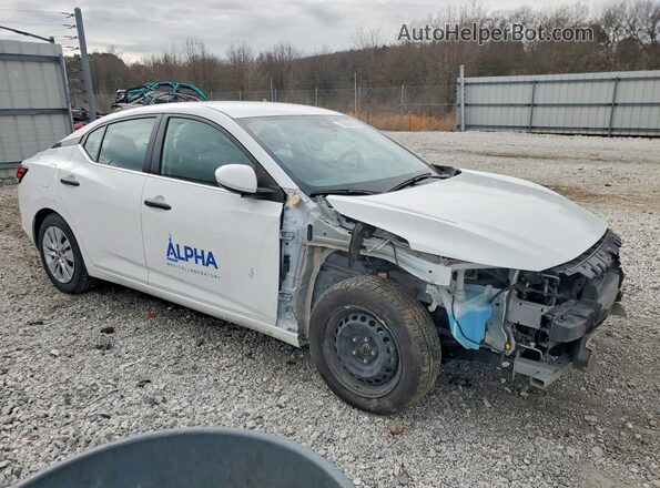 3N1AB8BV4SY214636 2025 NISSAN SENTRA Белый Передняя правая четверть
