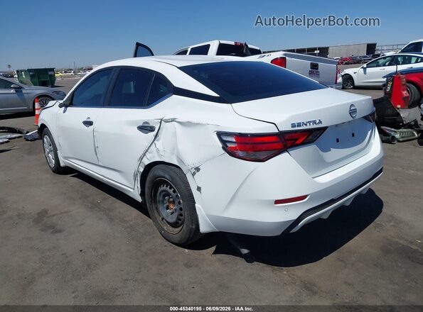 3N1AB8BV4SY289997 2025 NISSAN SENTRA Белый Задняя левая четверть