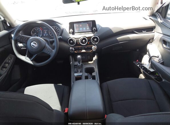 3N1AB8BV4SY289997 2025 NISSAN SENTRA Белый Вид салона спереди