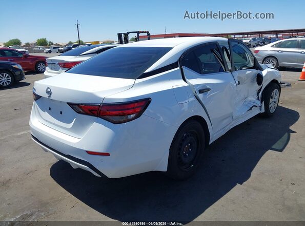 3N1AB8BV4SY289997 2025 NISSAN SENTRA Белый Задняя правая четверть