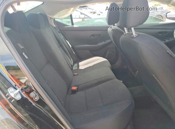 3N1AB8BV5RY250300 2024 NISSAN SENTRA Black უკანა სავარძლების ხედი