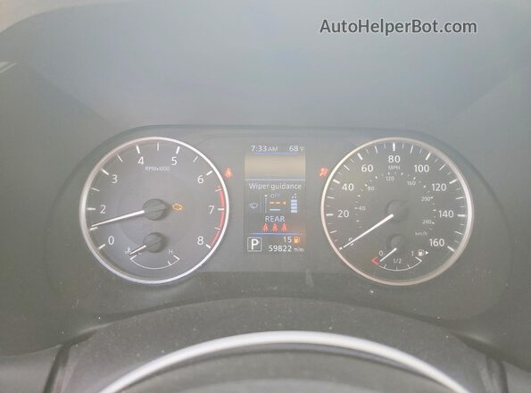 3N1AB8BV5RY288707 2024 NISSAN SENTRA Белый Вид щитка приборов