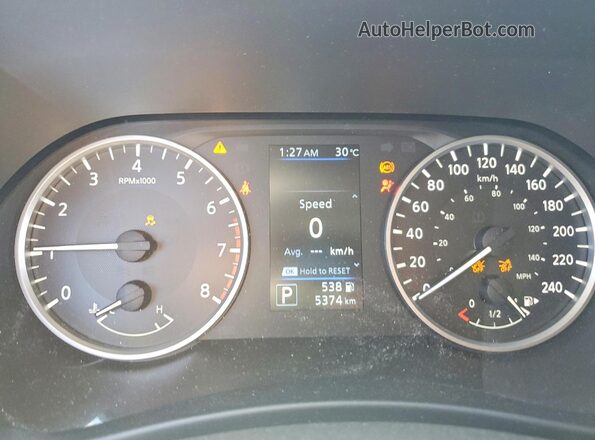 3N1AB8BV5SY333098 2025 NISSAN SENTRA Gray Widok zestawu wskaźników