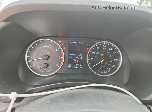 3N1AB8BV6RY201042 2024 NISSAN SENTRA Белый Вид щитка приборов